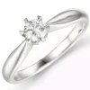 0,20 ct lab grown diamant ring i 14 karat hvidguld 0,20 ct