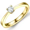 0,30 ct solitaire ring i 14 karat guld