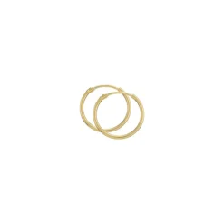 17,5 mm BNH creoler i 14 karat guld