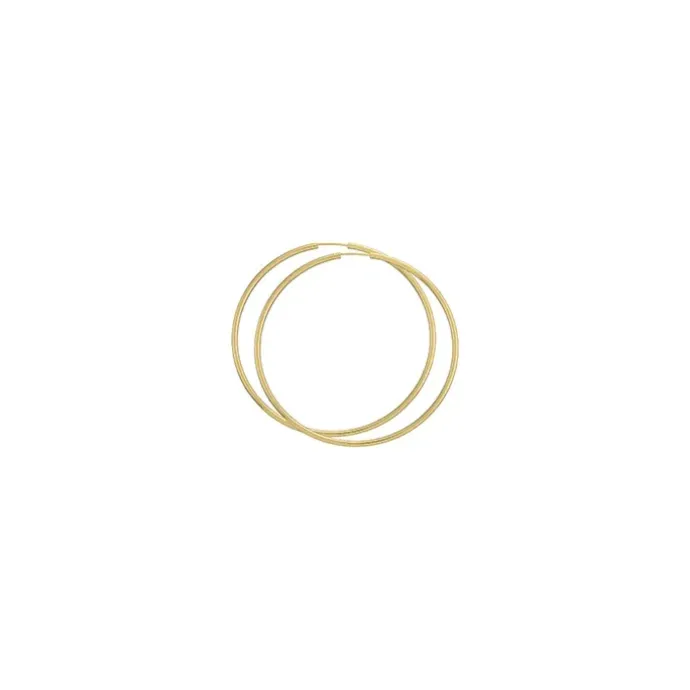 60 mm BNH creoler i 8 karat guld