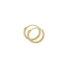 11 mm BNH creoler i 14 karat guld