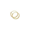 13 mm BNH creoler i 14 karat guld