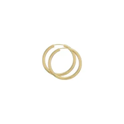 30 mm BNH creoler i 14 karat guld