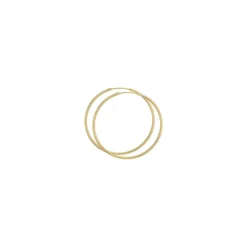 44 mm BNH creoler i forgyldt sølv