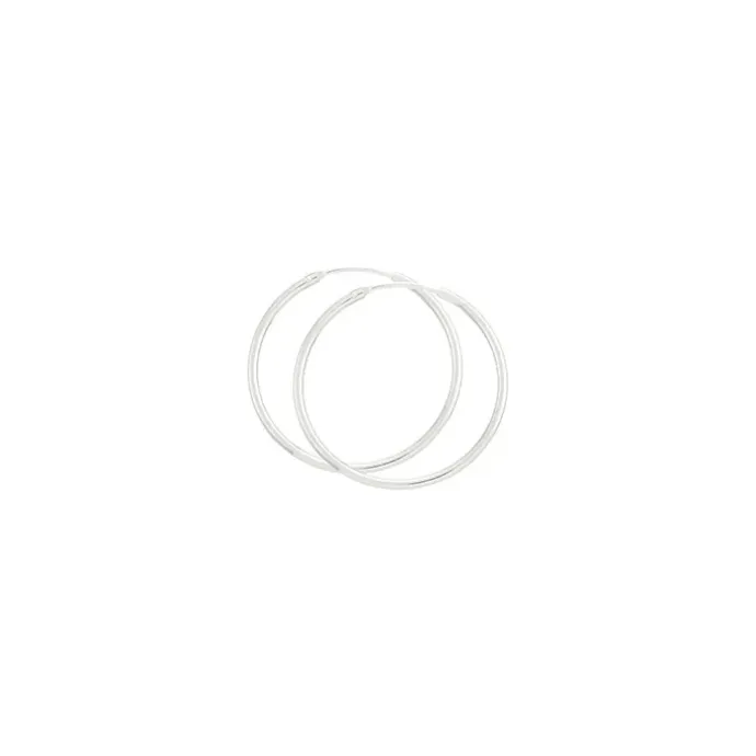 62 mm BNH creoler i sølv