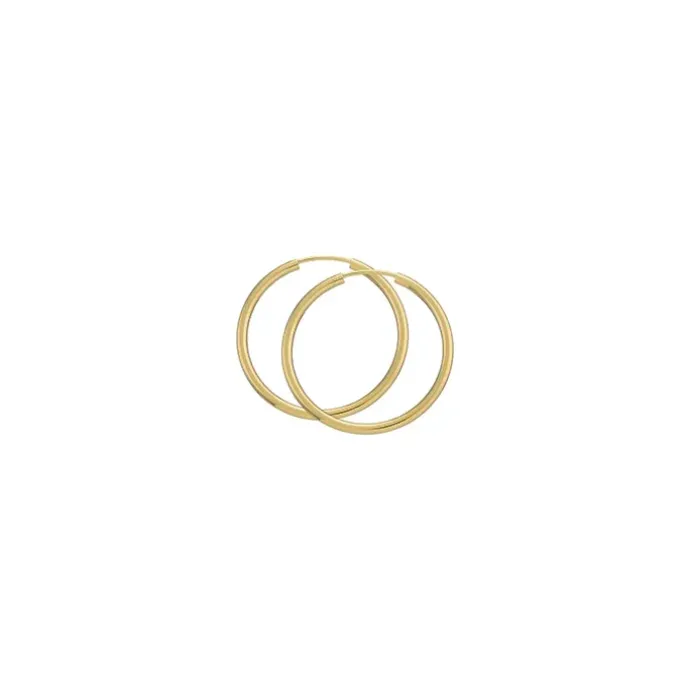 30 mm BNH Creoler øreringe i 8 karat guld