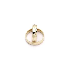 5 mm diamant vielsesringe i 9 karat guld 0,008 ct og 0,02 ct - sæt