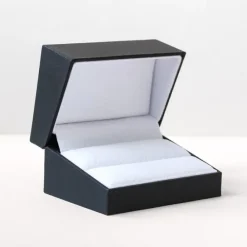 3 mm diamant vielsesringe i 9 karat hvidguld - sæt