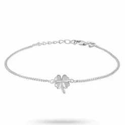 10 mm nordahl andersen firkløver armbånd i rhodineret sølv