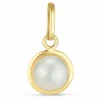 6 mm perle vedhæng i 9 karat guld