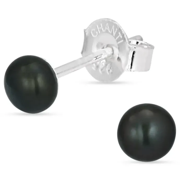 4-4,5 mm perleørestikker i sølv
