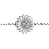 10 mm Siersbøl marguerit armbånd i sølv