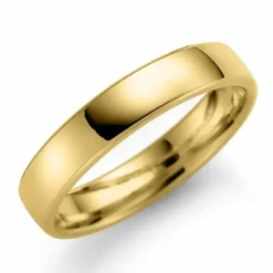 4 mm vielsesring i 9 karat guld