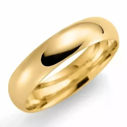 5 mm vielsesring i 9 karat guld