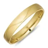 4 mm vielsesring i 9 karat guld