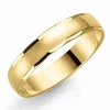 4 mm vielsesring i 14 karat guld