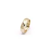 5 mm vielsesring i 9 karat guld 0,008 ct og 0,02 ct