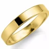 4 mm vielsesring i 9 karat guld