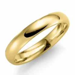 3,5 mm vielsesring i 9 karat guld