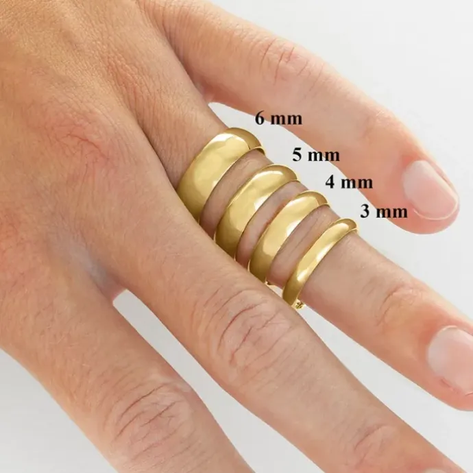 3 mm vielsesringe i 14 karat guld 0,02 ct - sæt