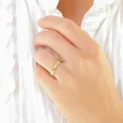 4 mm vielsesringe i 14 karat guld - sæt