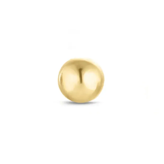 1/2 par 5 mm øreringe i 9 karat guld