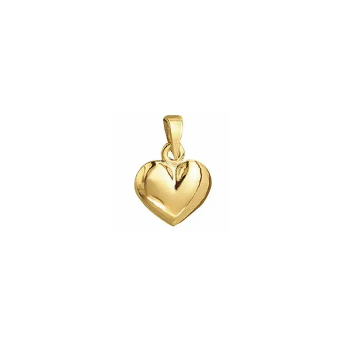 10 x 12 mm Aagaard hjerte vedhæng i 8 karat guld
