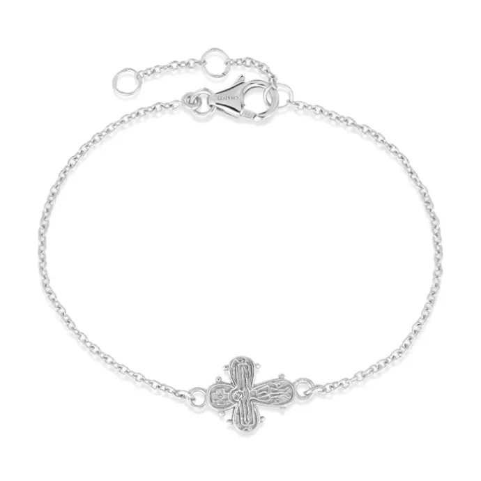 12 x 10,5 mm dagmarkors armbånd i sølv
