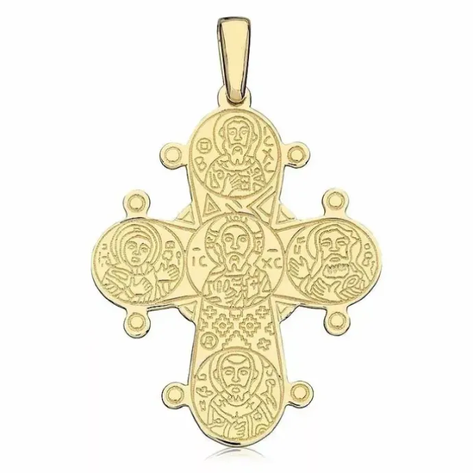 25 x 30 mm dagmarkors i 8 karat guld