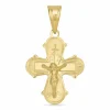 15 x 25 mm dagmarkors i 14 karat guld