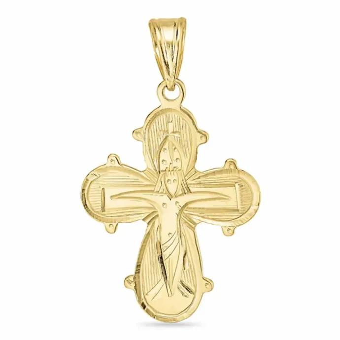 17 x 29 mm dagmarkors i 8 karat guld
