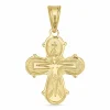 15 x 25 mm dagmarkors i 14 karat guld