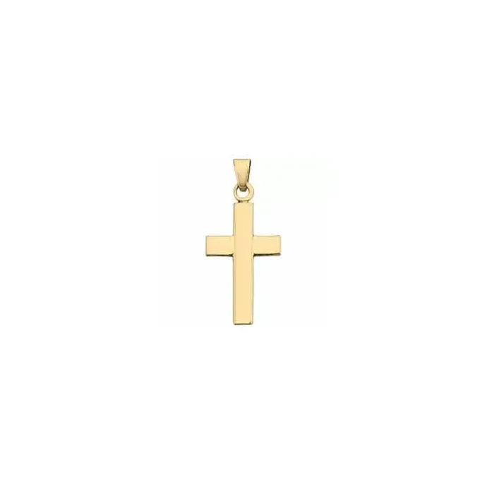 13 x 21 mm guld BNH kors i 14 karat guld