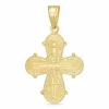 18 x 30 mm guld dagmarkors i 8 karat guld