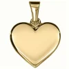 13 x 12,5 mm hjerte vedhæng i 8 karat guld