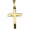 14 x 24 mm kors vedhæng i 8 karat guld