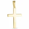 13 x 19 mm kors vedhæng i 8 karat guld