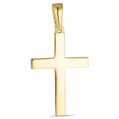 13 x 19 mm kors vedhæng i 8 karat guld