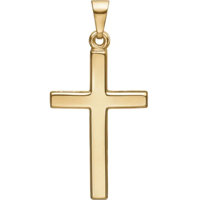 16 x 24,5 mm Støvring Design kors vedhæng i 8 karat guld
