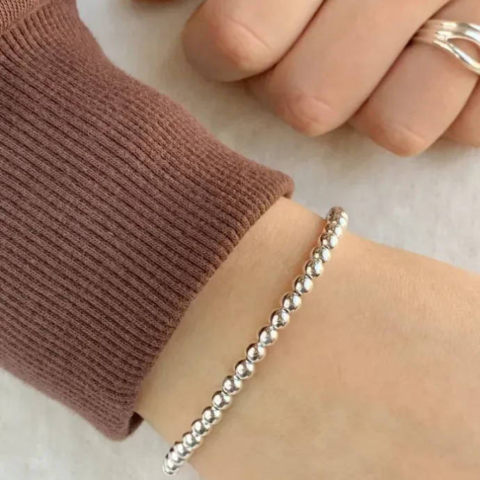 Armbånd i sølv 4,0 mm