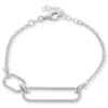 Armbånd i sølv 17 plus 3 cm x 9,5 mm