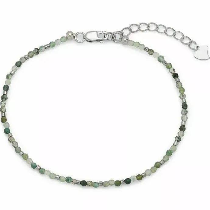 Armbånd med agat og hematite.