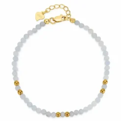 Armbånd med akvamarin