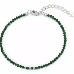 Armbånd med sten og 3 hematite.
