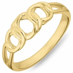 Bismarck ring i forgyldt sølv