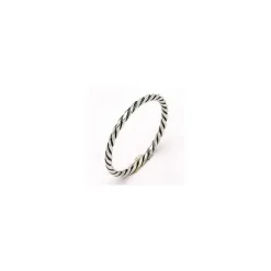 Blank Simple Rings ring i oxideret sterlingsølv