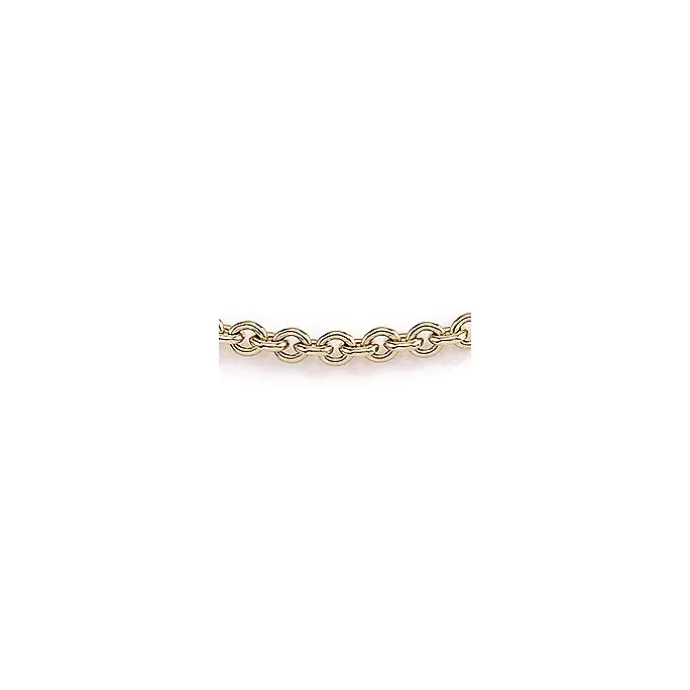 BNH ankelkæde i 14 karat guld 24-26 cm x 2,7 mm