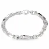 BNH Anker facet armbånd i sølv 17 cm x 6,5 mm