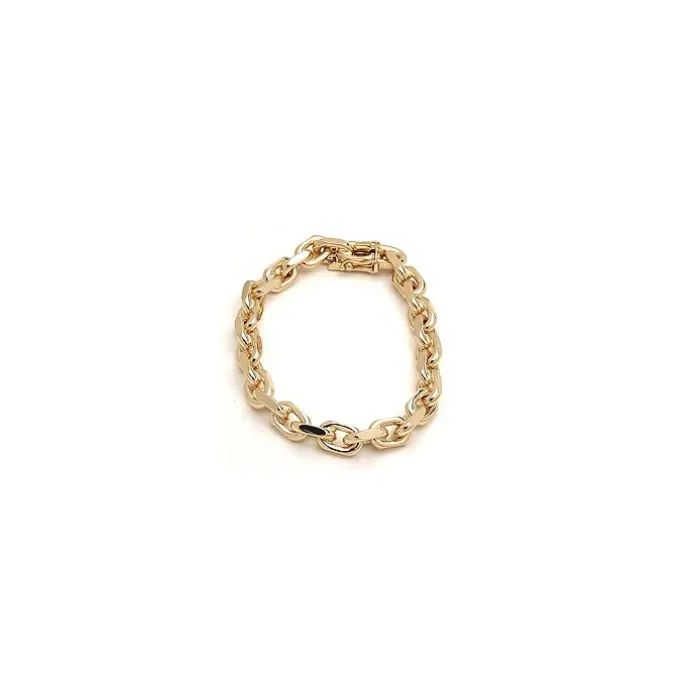 BNH Anker facet armbånd i 8 karat guld 23 cm x 7,5 mm