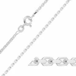 BNH Anker facet armbånd i sølv 17 cm x 1,4 mm